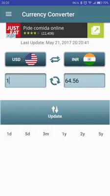 Currency Converter android App screenshot 0