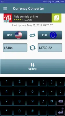 Currency Converter android App screenshot 4